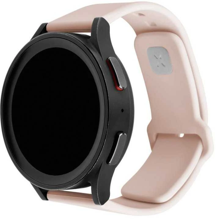 Fixed | Sporty Strap Set with Quick Release 20mm for Išmanusis laikrodis | 160-235 mm | Rožinė | Silicone