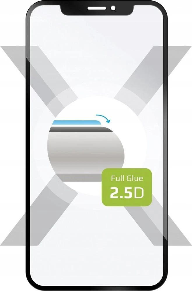 FIXED Full Cover Apsauginis grūdintas stiklas Samsung Galaxy S22 5G, S23 juodas