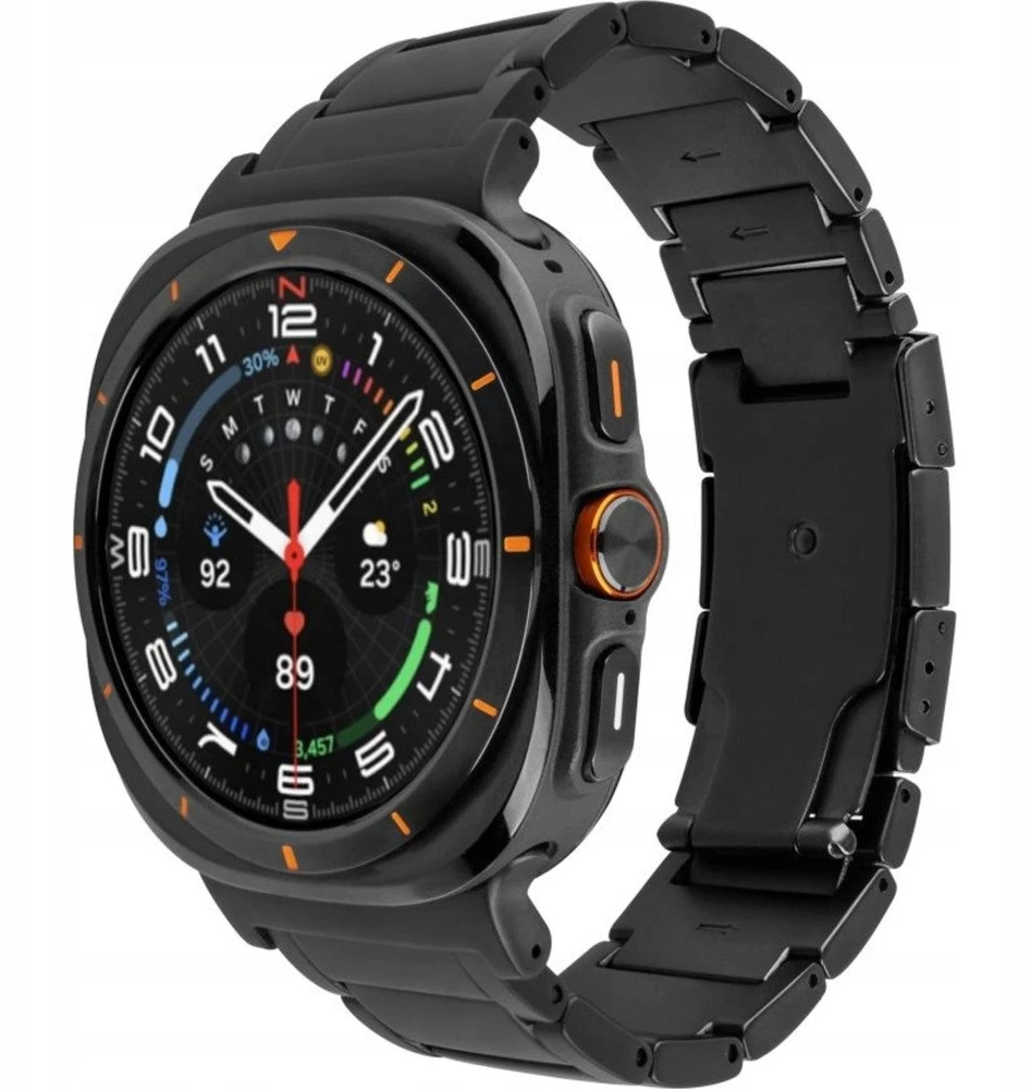 Fixed FIXED Titanium Bracelet for Samsung Galaxy Watch Ultra, Juodas