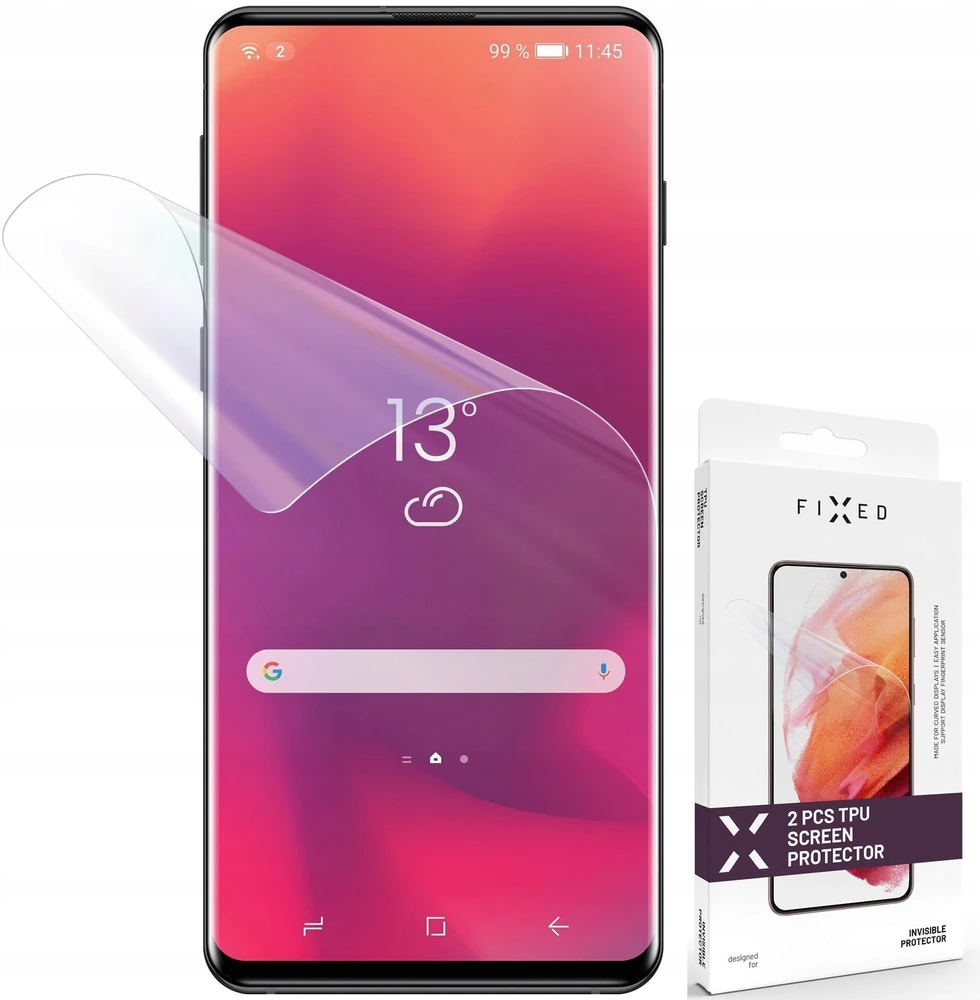 Fixed TPU folie na displej FIXED Invisible Protector pro Honor Magic 6 Pro, 2 sztuki w opakowaniu