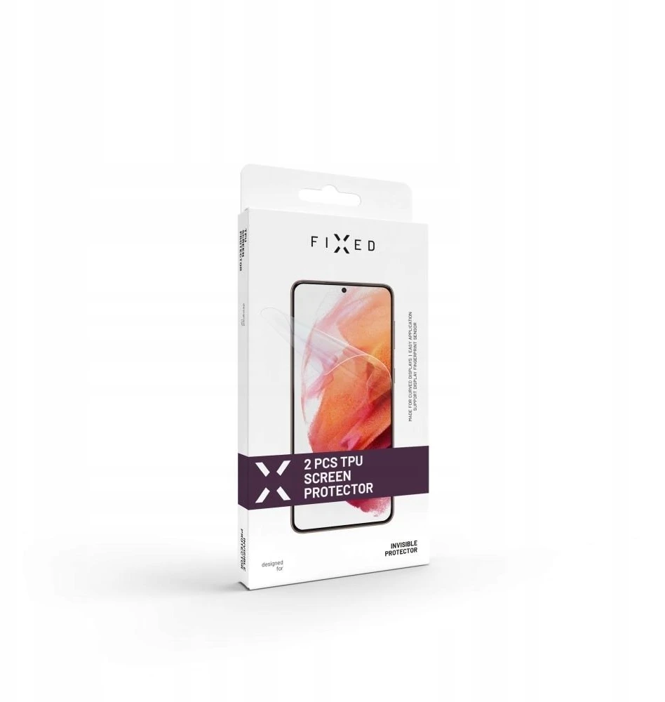Fixed Fiksuota TPU ekrano plėvelė. FIKSUOTA nematoma apsauga Motorola Edge 50 5G, 2 vnt. pakuotėje.