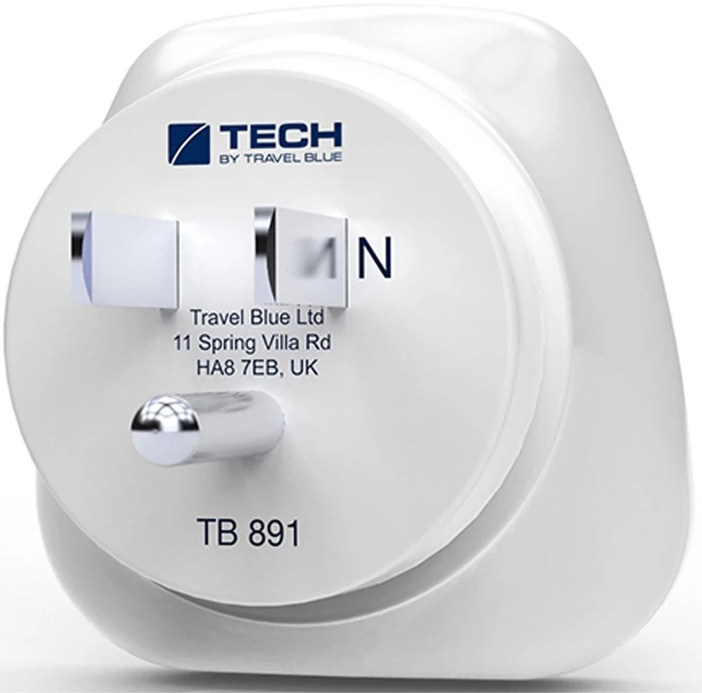 Blue Mėlyna TRAVEL Mėlynas Perėjimo adapteris SHUCKO -> USA
