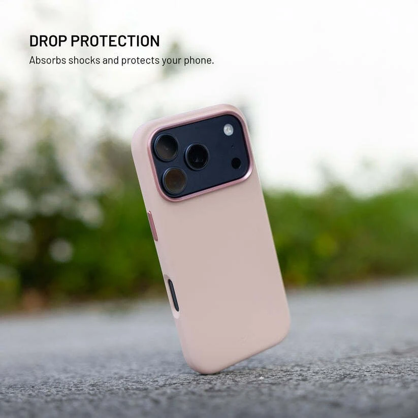 Fixed Dėklas MagFlowz obsługą MagSafe dla Apple iPhone Air rožinė