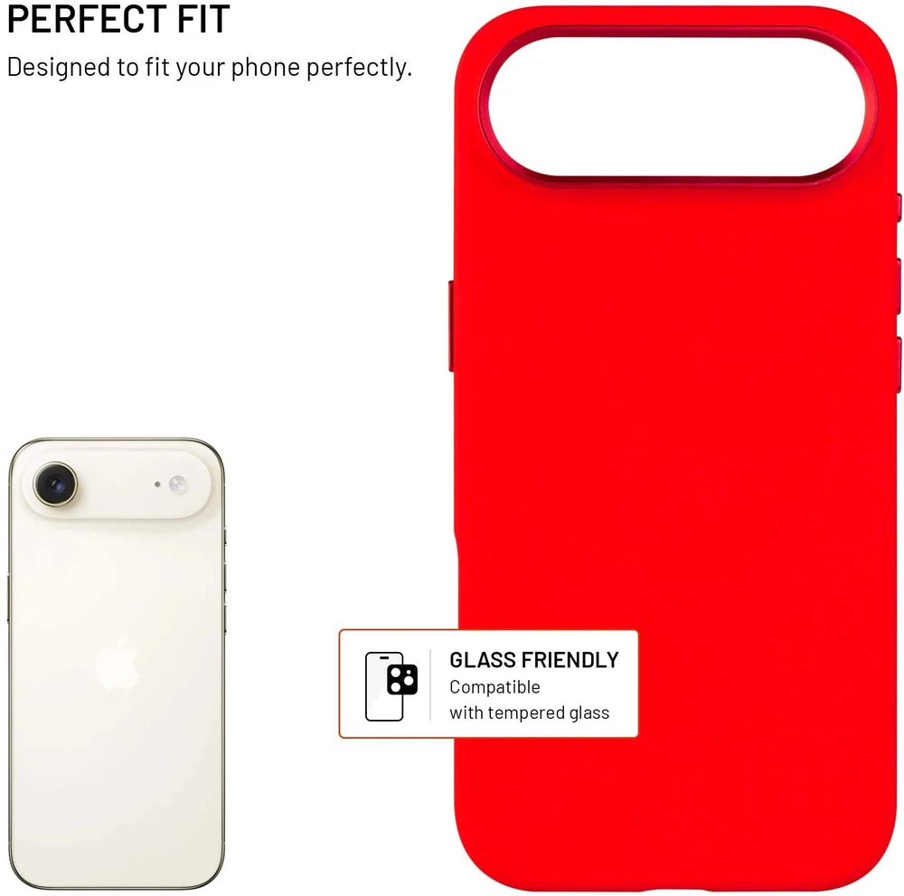 Fixed Dėklas MagFlow su obsługą MagSafe dla Apple iPhone Air raudona