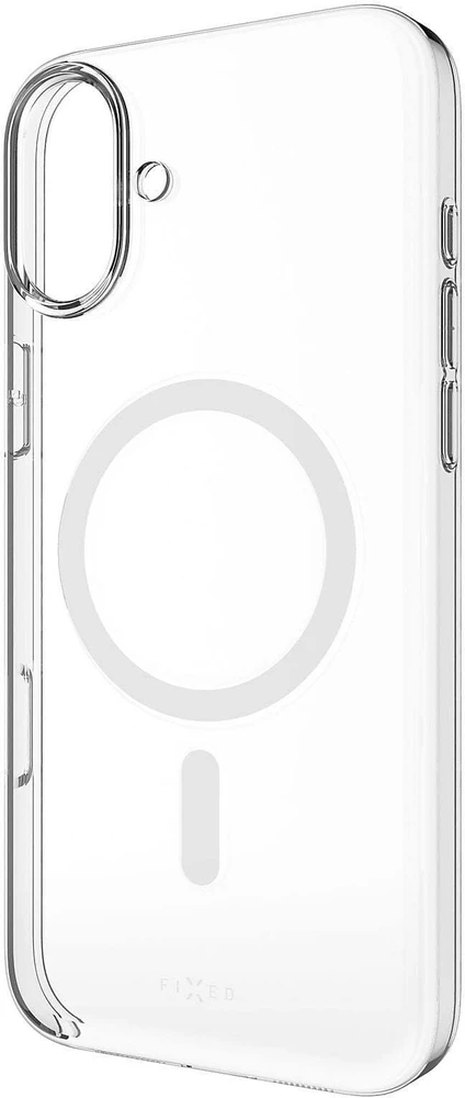 Dėklas Fixed FIKSUOTAS „MagShell“ galinis dangtelis su „Magsafe“ palaikymu, skirtas „Apple iPhone 17“, skaidrus
