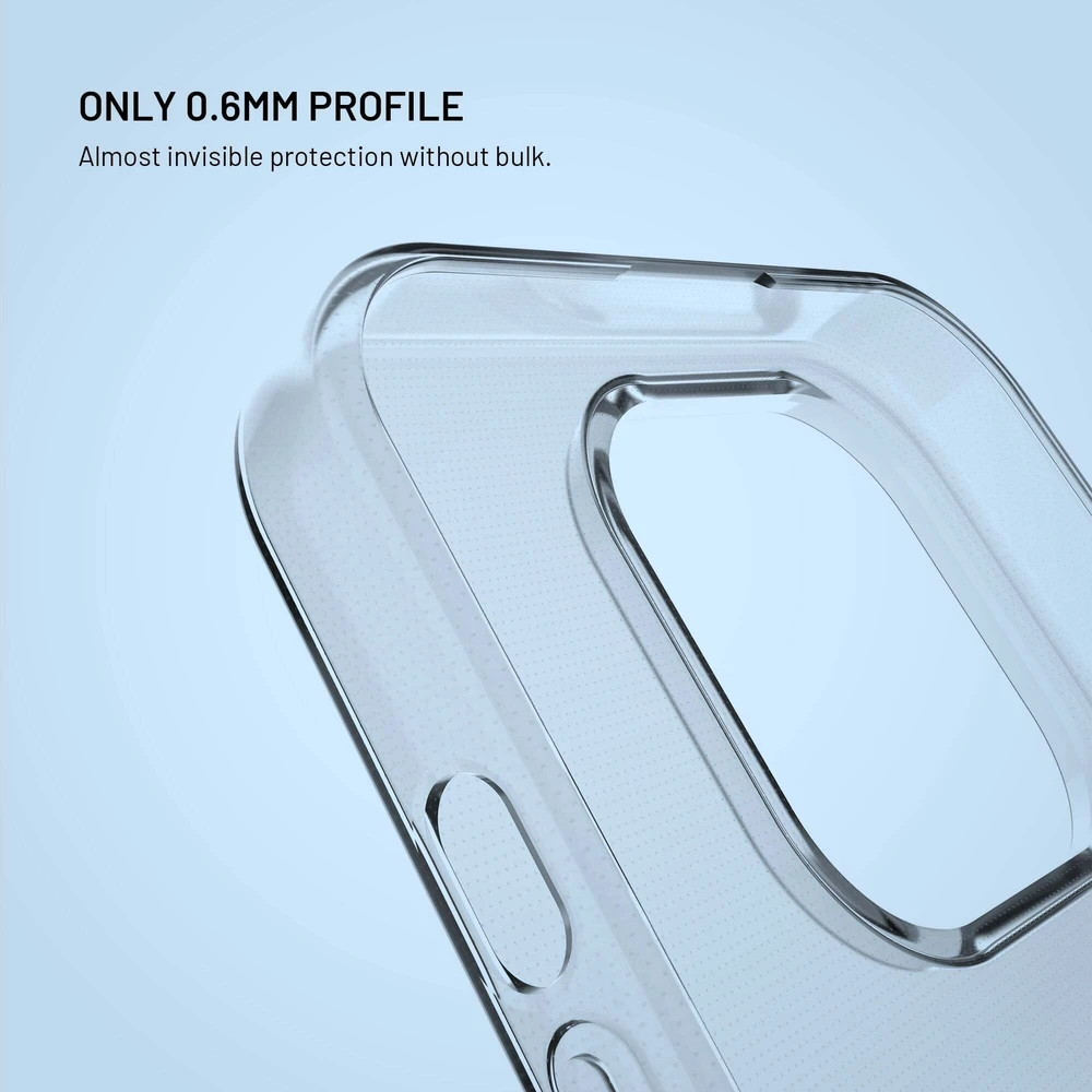 Itin plonas TPU gelio dėklas FIXED Story Slim, skirtas Apple iPhone Air, 0.6 mm, skaidrus