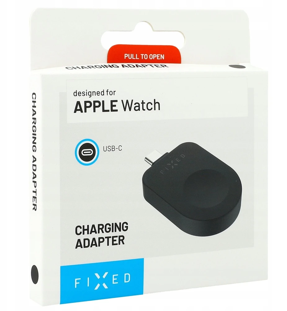 Fixed USB-C Apple Watch įkroviklis pakuotėje
