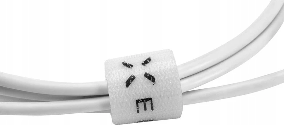 Fixed Ištaisyta | Duomenų ir įkrovimo kabelis su USB/USB-C jungtimis | Baltas