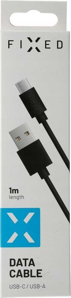 Fixed Ištaisyta | Duomenų ir įkrovimo kabelis su USB/USB-C jungtimis | Juodas