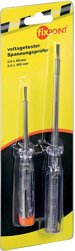 Goobay Fixpoint Rinkinys įtampos testeriai 3x60 / 3,5x100 200-250V (77011)