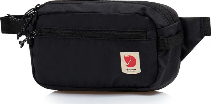 Carruzzo Fjällräven High Coast Hip Pack juosmens krepšys Poliamidas Juoda