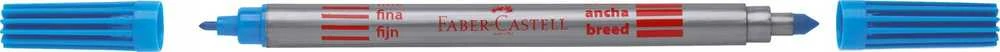 Dvipusiai flomasteriai Faber-Castell, 40 spalvų