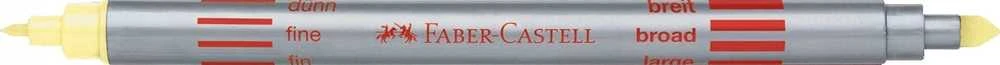 Flomasteriai Faber-Castell skirtingų storių, 10 pastelinių spalvų