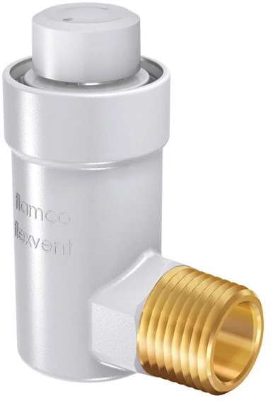 Flamco Odpowietrznik automatinis FlexVent R 1/2'' kątowy balta (27711)
