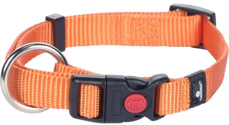 Flamingo Dog collar Ziggi oranžinis 30-45CM 15MM