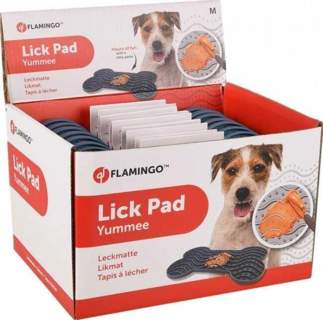 Dubenėlis maitinimui Flamingo Lick Pad Petrol M, 0.300 l