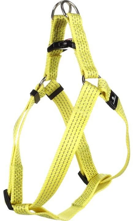 Flamingo Dog Harn STEP&GO Len Fluo 60-90CM 25MM