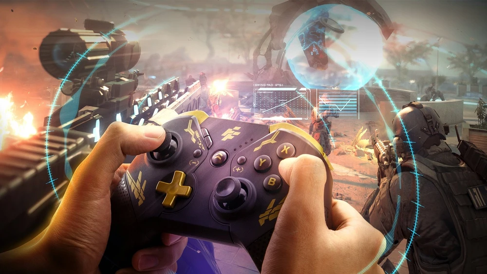 FLASHFIRE SP3600BK Valdiklis, skirtas Nintendo Switch