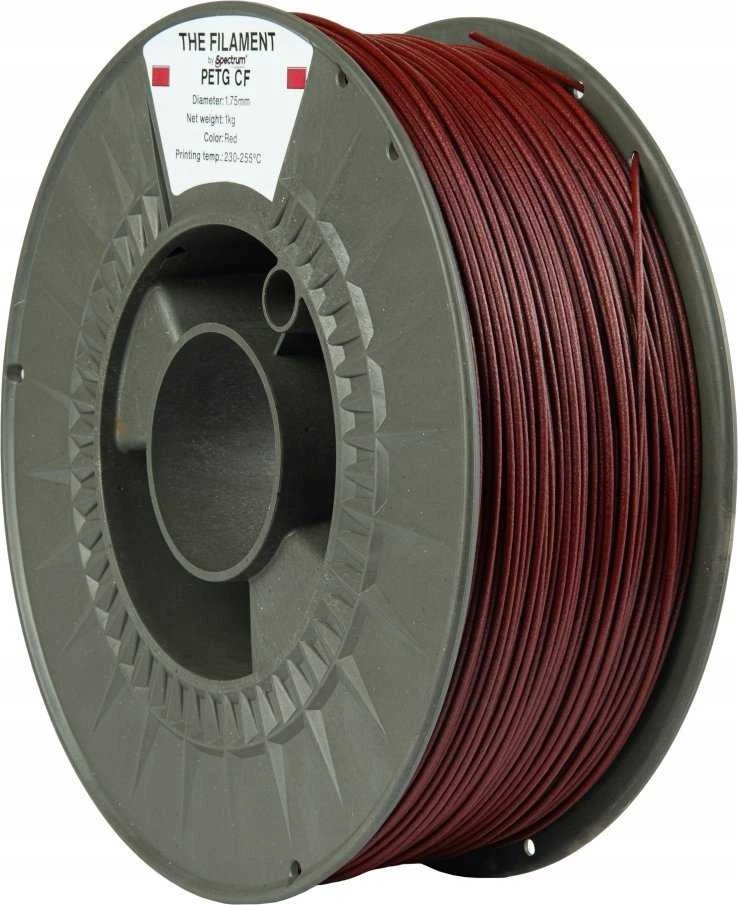 Spectrum The Filament Filament PETG CF 1000g, raudona