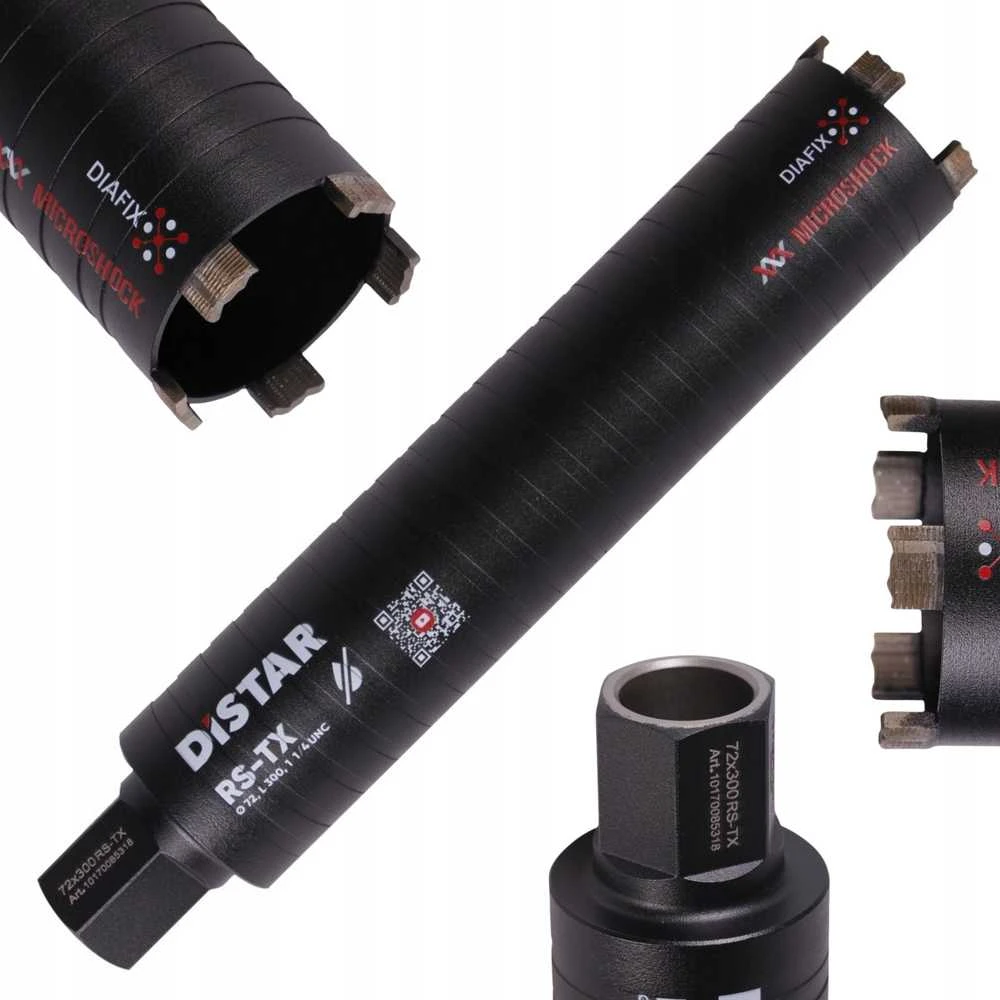 Deimantinė gręžimo karūna DISTAR 10170085318; 1 1/4''; 72x300 mm
