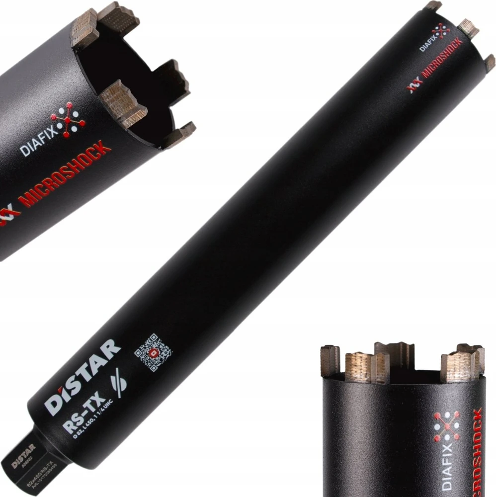 Distar 82MM x 450 mm Sauso gręžimo karūna ADTnS RS-TX