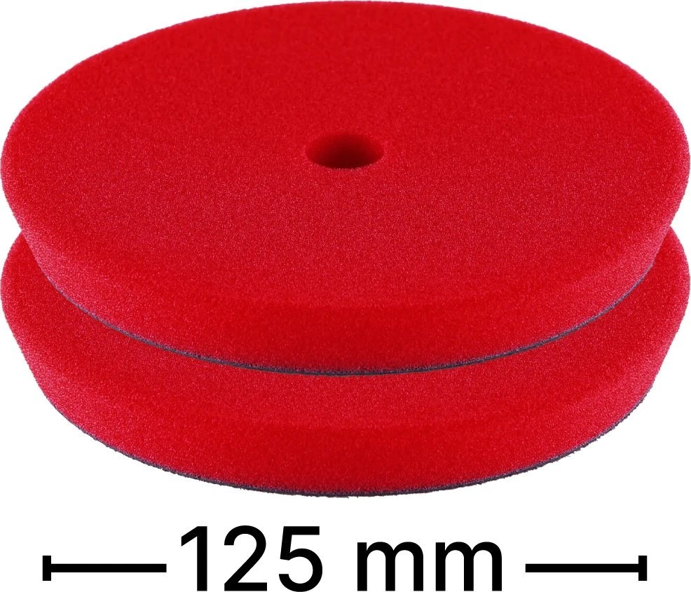 Raudona poliravimo kempinė FLEX PP-C 125 VE, 2vnt