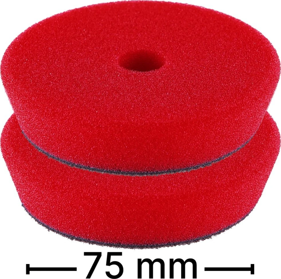 Raudona poliravimo kempinė FLEX PP-C 75 VE, 2vnt