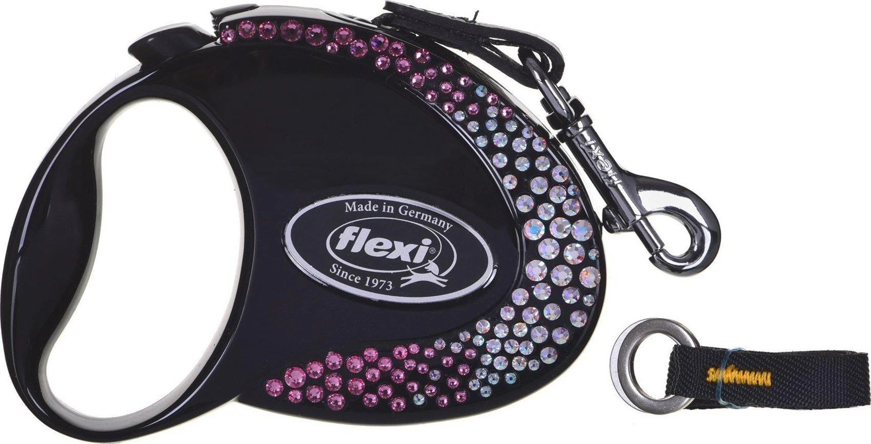 Flexi FLEXI GLAM virvelė S / DYDIS S Sudėtis Onyx JUODA