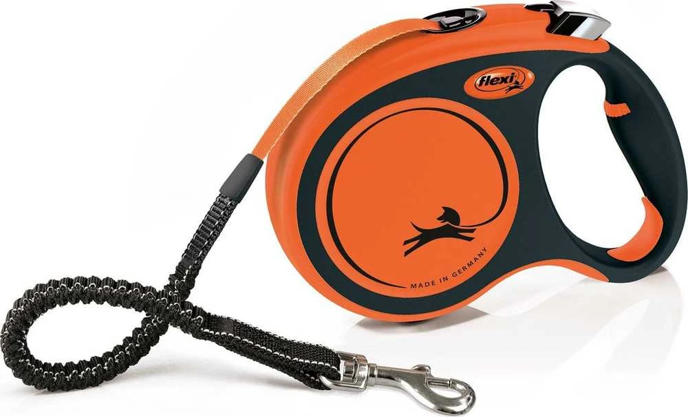Trixie Flexi Xtreme šunų pavadėlis, L, iki 55 kg, 8 m, oranžinis