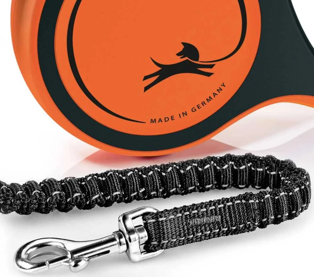 Trixie Flexi Xtreme šunų pavadėlis, L, iki 55 kg, 8 m, oranžinis