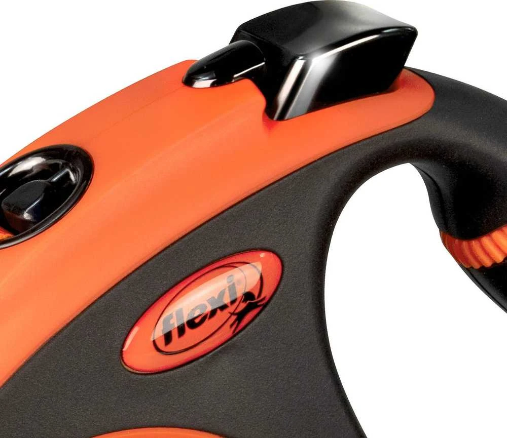 Trixie Flexi Xtreme šunų pavadėlis, L, iki 55 kg, 8 m, oranžinis