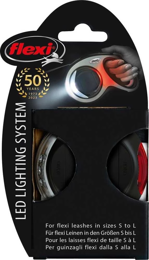 FLEXI LED žibintuvėlis Akku su USB, juodas