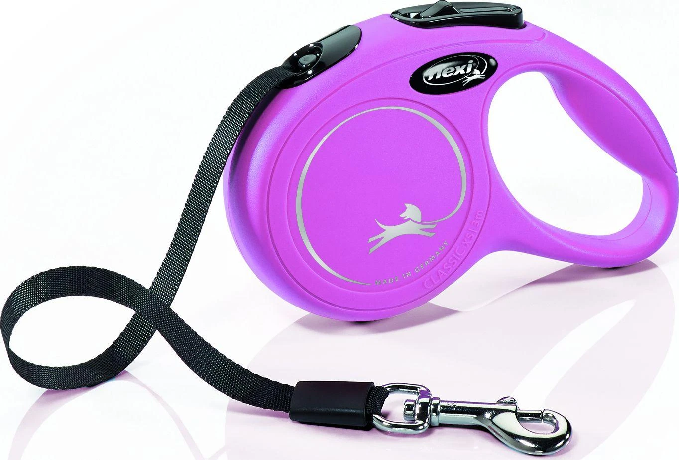Trixie FLEXI pavadėlis šuniui New Classic XS juostinis, 3 m, rožinis