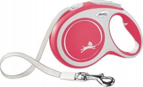 Flexi New Comfort L pavadėlis šunims iki 50kg juostinis 8m juodos spalvos