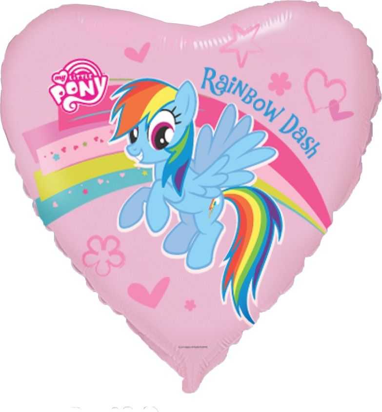 Flexmetal GoDan Balon foliowy 18" FX Pony su tęczš B201689 09171