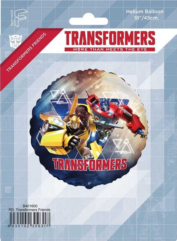 Flexmetal folijos balionas 18 colių FX – transformatoriai – draugai, supakuoti