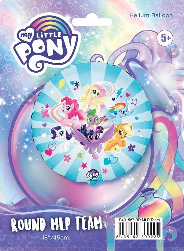 Flexmetal Folio balionas 18 colių FX – My little Pony Team, supakuotas
