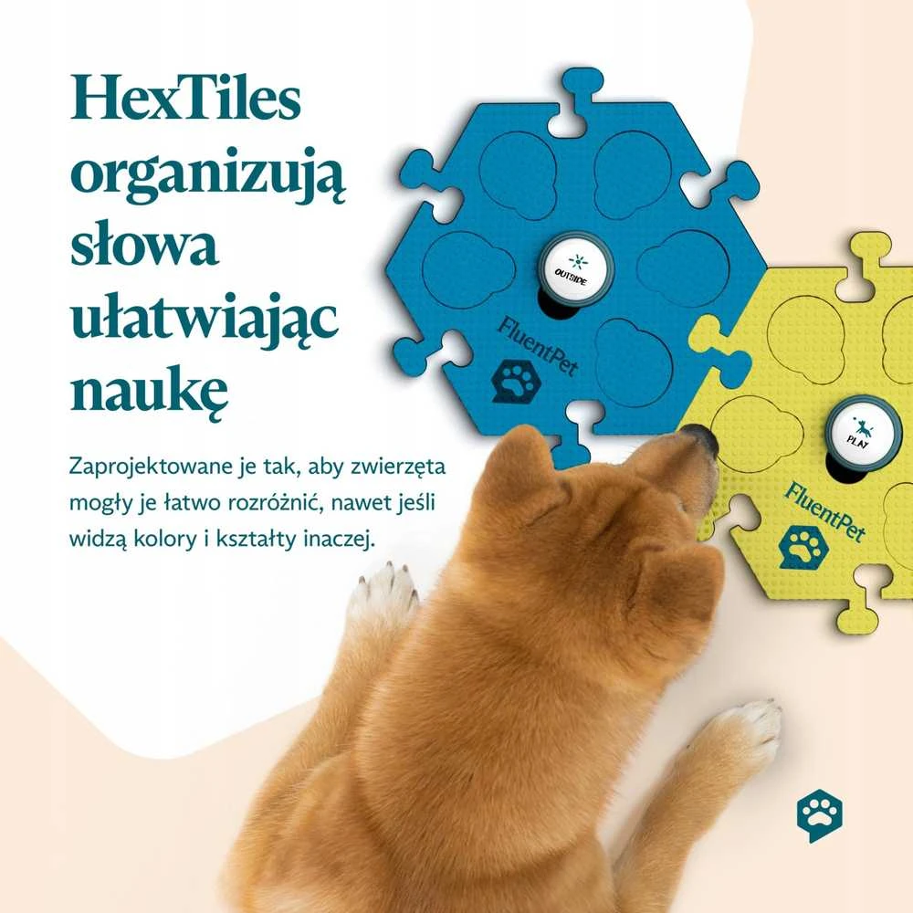 FluentPet HexTiles plokštelės su garsiniais mygtukais