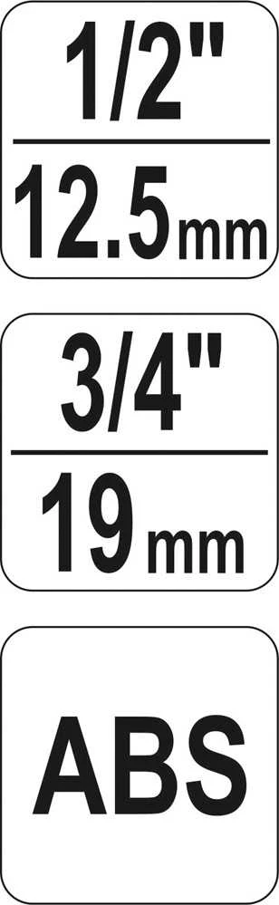 FLO ŁĄCZNIK WĘŻY 3/4-1/2" BOX - 30vnt. 89011