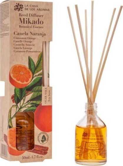 Flor De Mayo La Casa de los Aromas Botanical Essence kvapiosios lazdelės cinamono ir apelsino 50ml