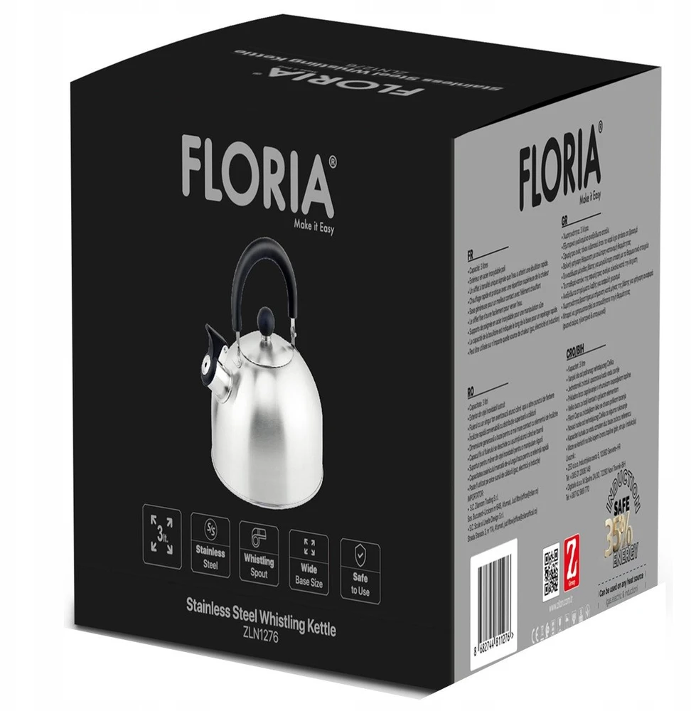 Floria ZLN1276 Virdulys su švilpuku 3L