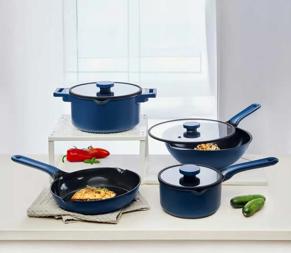 Florina Puodas su Qualum Ceramic Cobalt danga 20 cm AMBITION