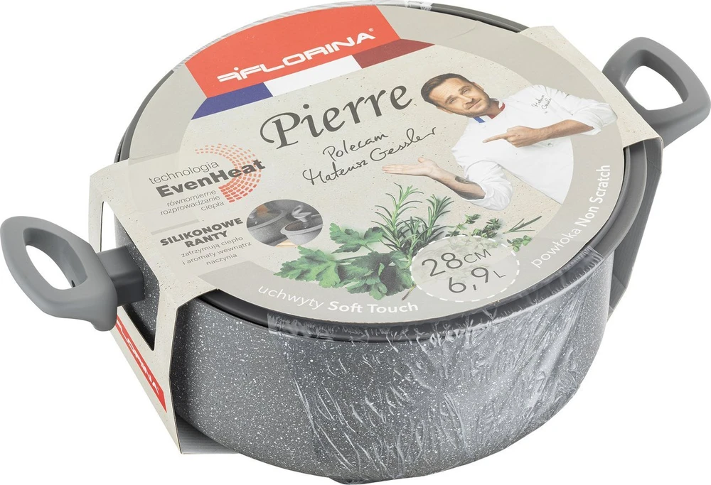 Florina Aliuminis puodas Pierre 28 cm 6,9 l, autorius Mateusz Gessler
