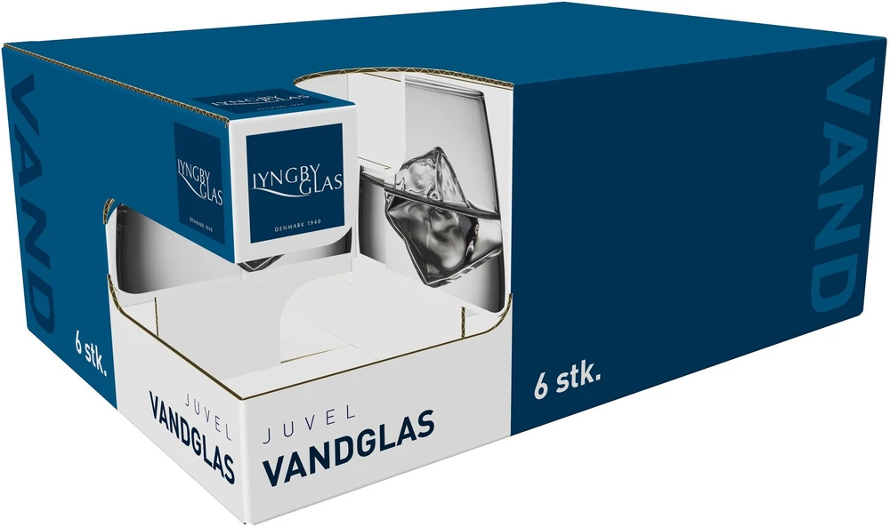 Florina Vandens stiklinės Juvel 390 ml, 6 vnt. (916257)