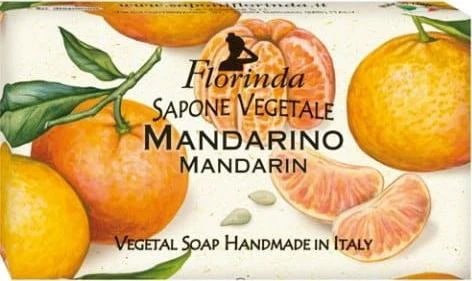 Florinda Mandarin veganiškas valomasis ir drėkinamasis muilas kūnui, 100 g