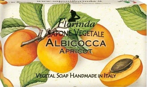 Florinda Apricot Vegan Cleansing & Hydrating Fruity Scented Soap Bar , 100 g