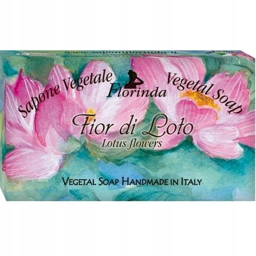 Florinda Lotus Flower Vegan Hydrating Scented Soap Bar Body, 100 g
