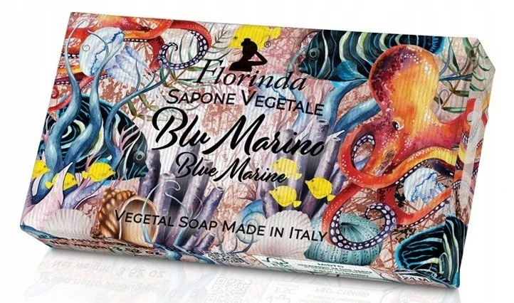 Florinda Mėlyna Marine Vegan Hydrating Scented Soap Bar Body, 100 g