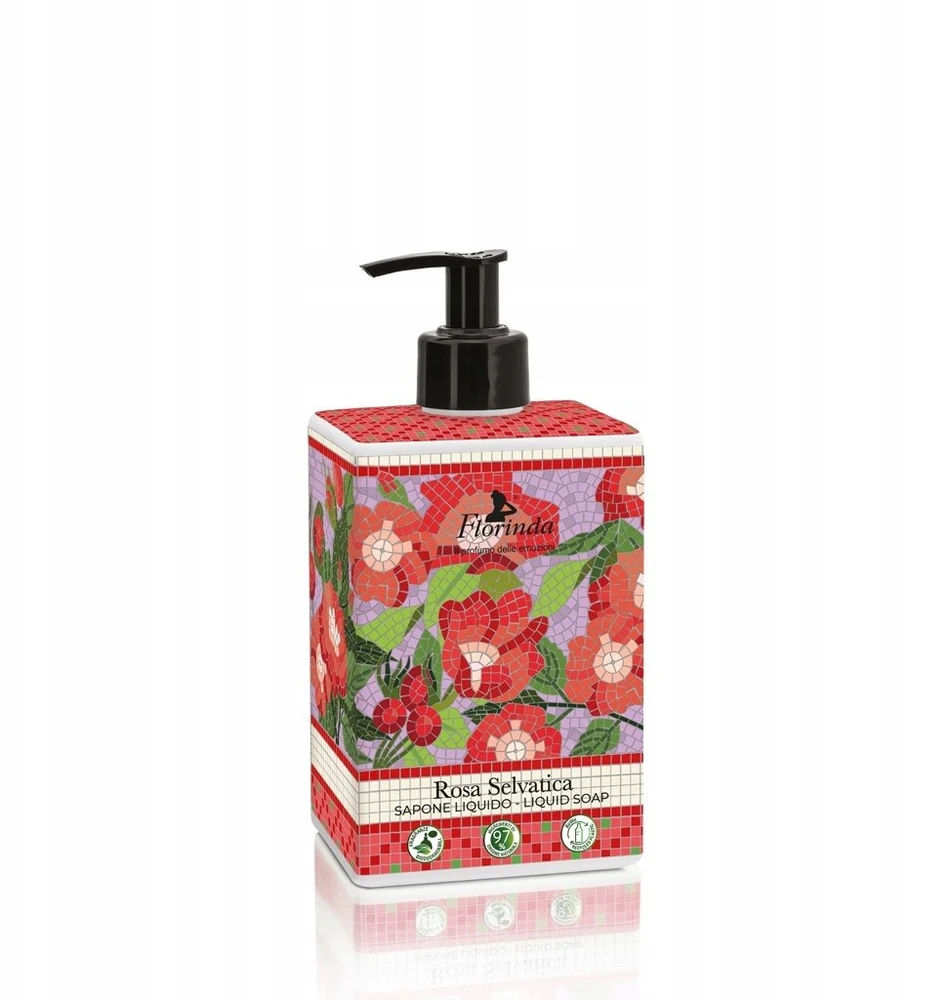 Florinda Rosa Selvatica Hydrating Liquid Soap, 500 ml
