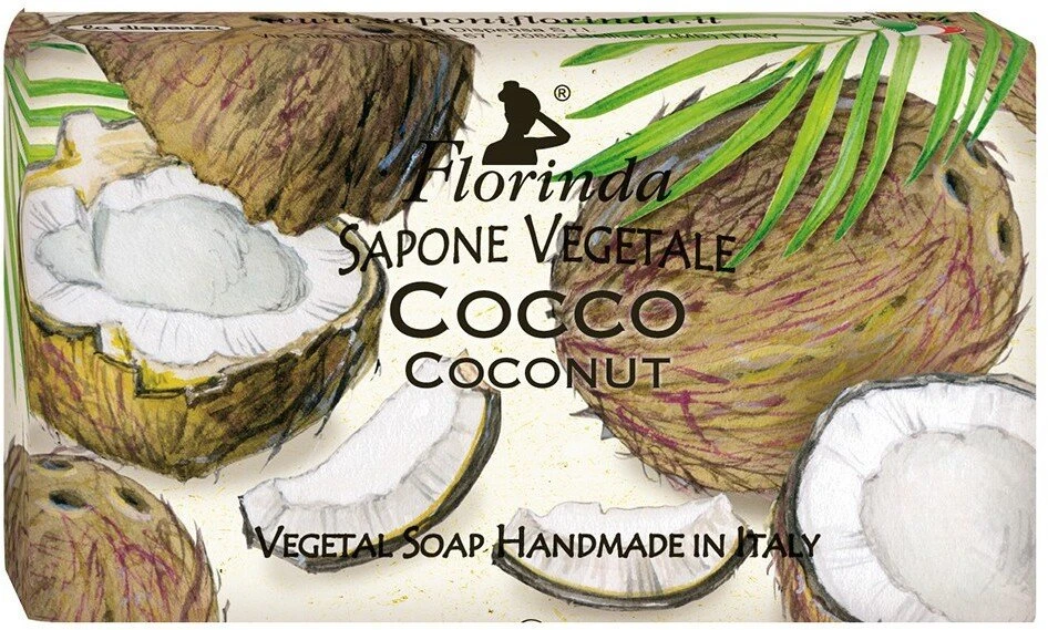 Florinda Cocco veganiškas valomasis ir drėkinamasis kvėpintas muilas , 100 g